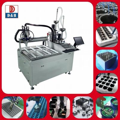 Máquina de distribuição de cola automática de poliuretano a motor elétrico CNC