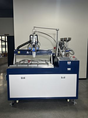 Máquina automática de injecção de resina epoxi com distribuição de cola de três eixos e 2KW Power Label Sticker Doming