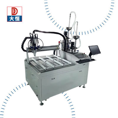 D&H Máquina automática de colocação de resina para distribuição de cola e pulverização de resina para peças electrónicas