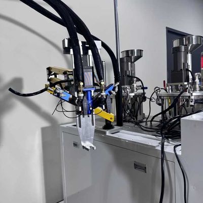 Máquina automática de distribuição de cola com cabeça de extensão